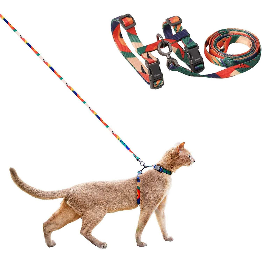 Cat Harness and Leash Set Escape Proof Adjustable W60854