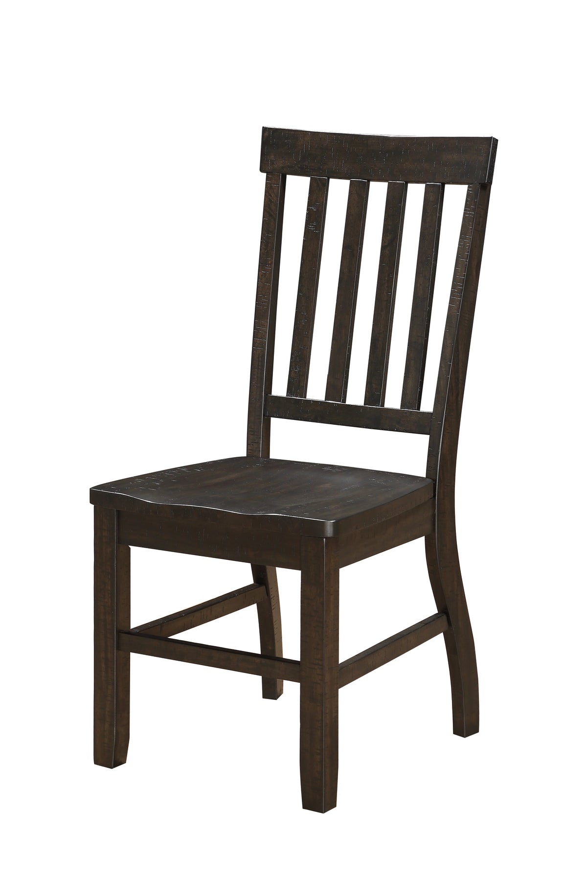 Rustic Walnut Side Chair Set of 2 F738919