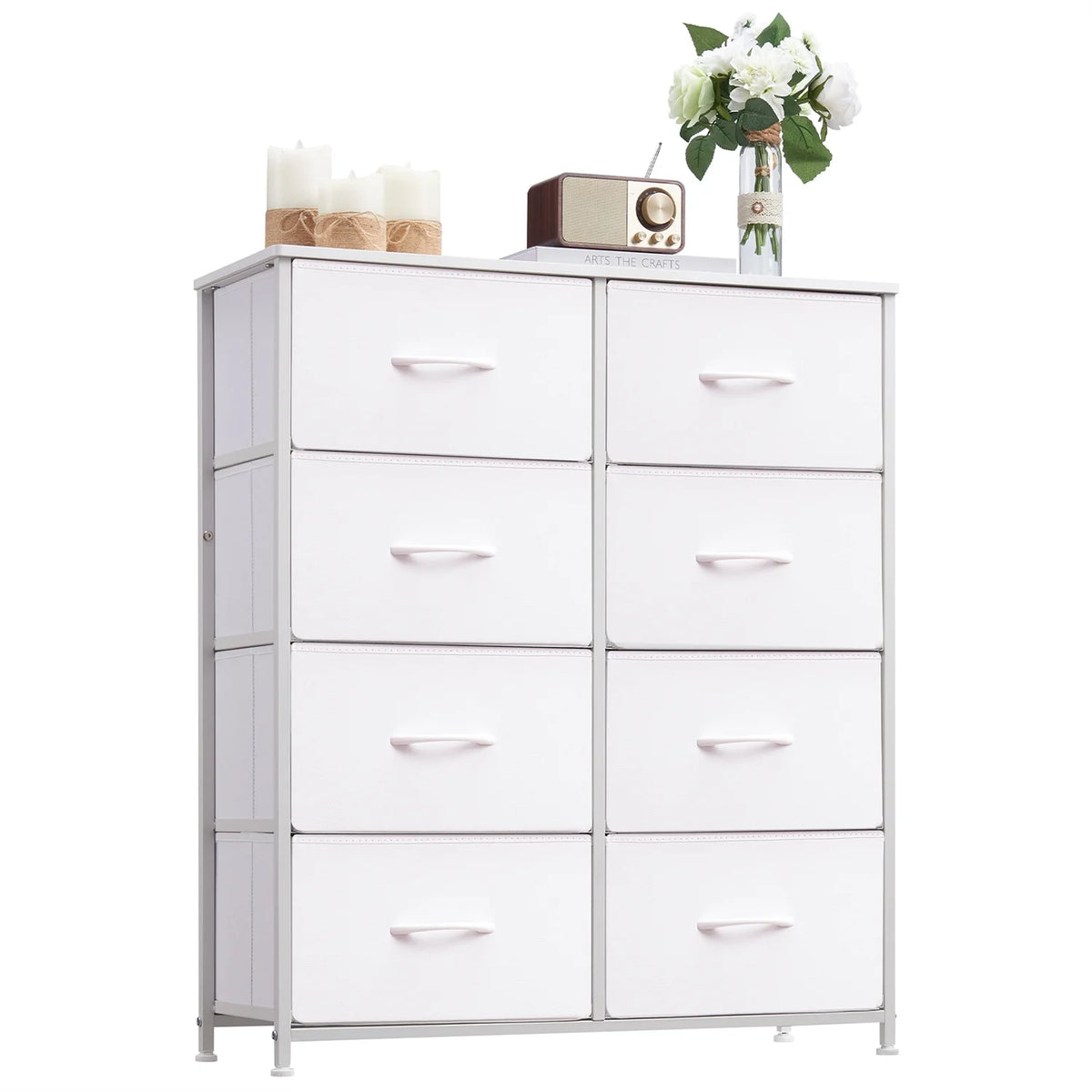 8 Drawer Fabric Dresser J157434