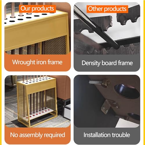 Free Standing Metal Pool Stick Holder N93112