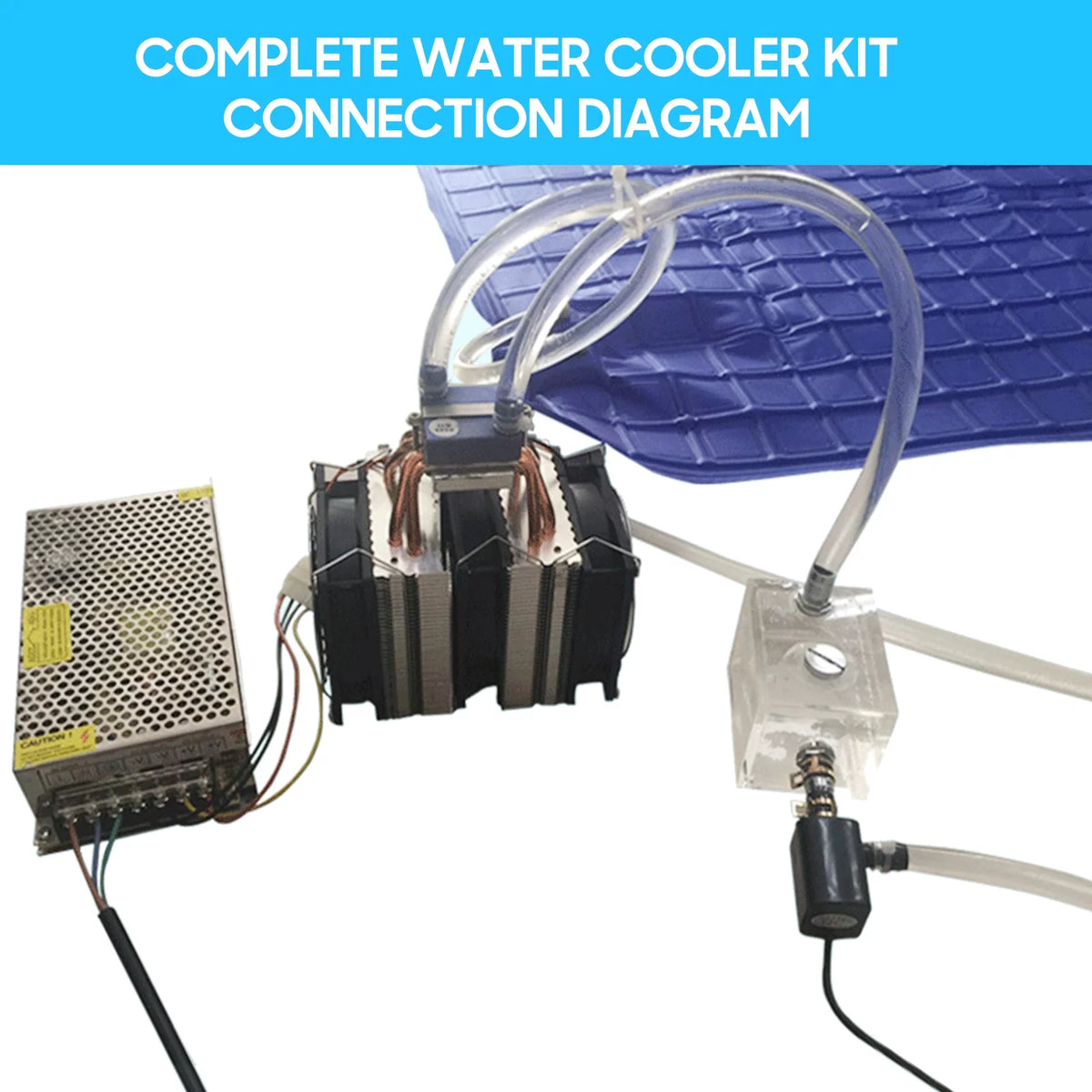 180W Semiconductor Refrigeration Aquarium Chiller for 40 Liters L324