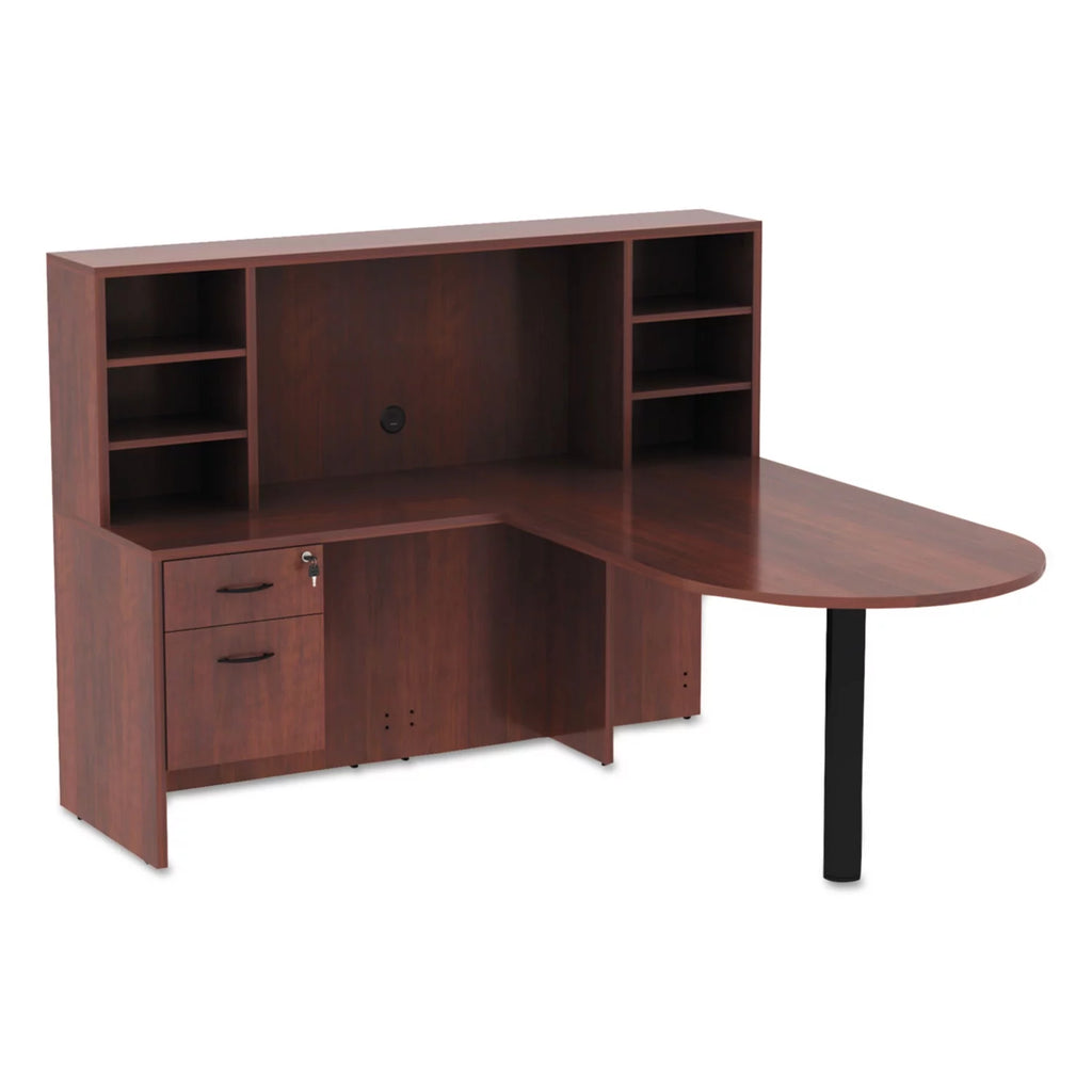 71" x 35.5" Medium Cherry Desk Z5176