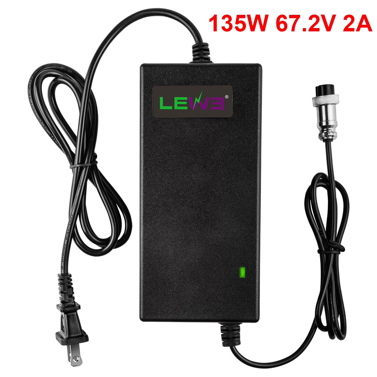 67.2V 2A 60V 16S Li-ion Battery Charger Adapter R9310