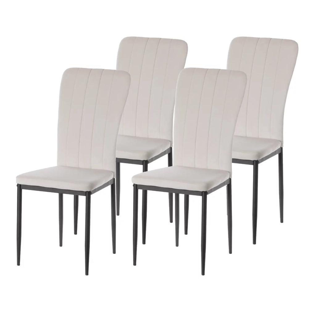 Tufted Velvet Upholstered Dining Chair U8657