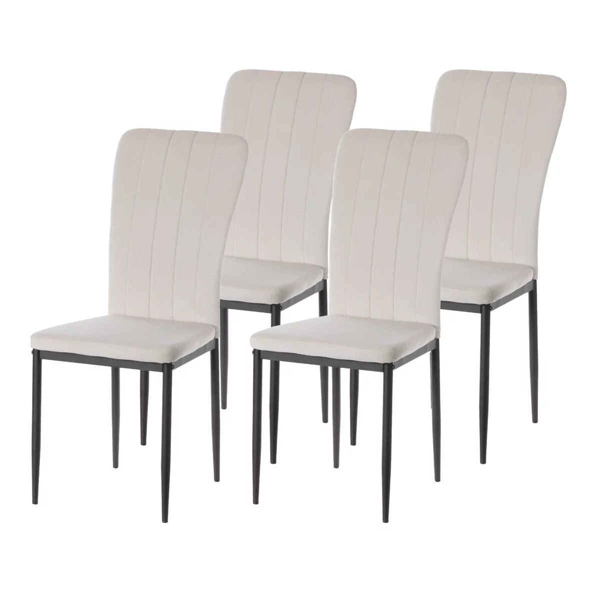 Tufted Velvet Upholstered Dining Chair U8657