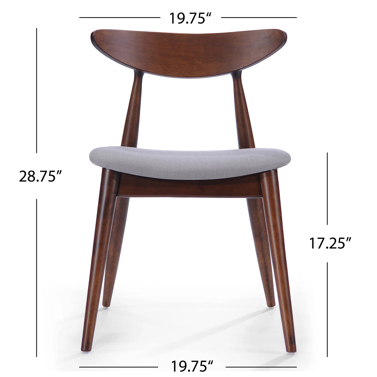 Walnut Wood 5-Piece Dining Set H85565