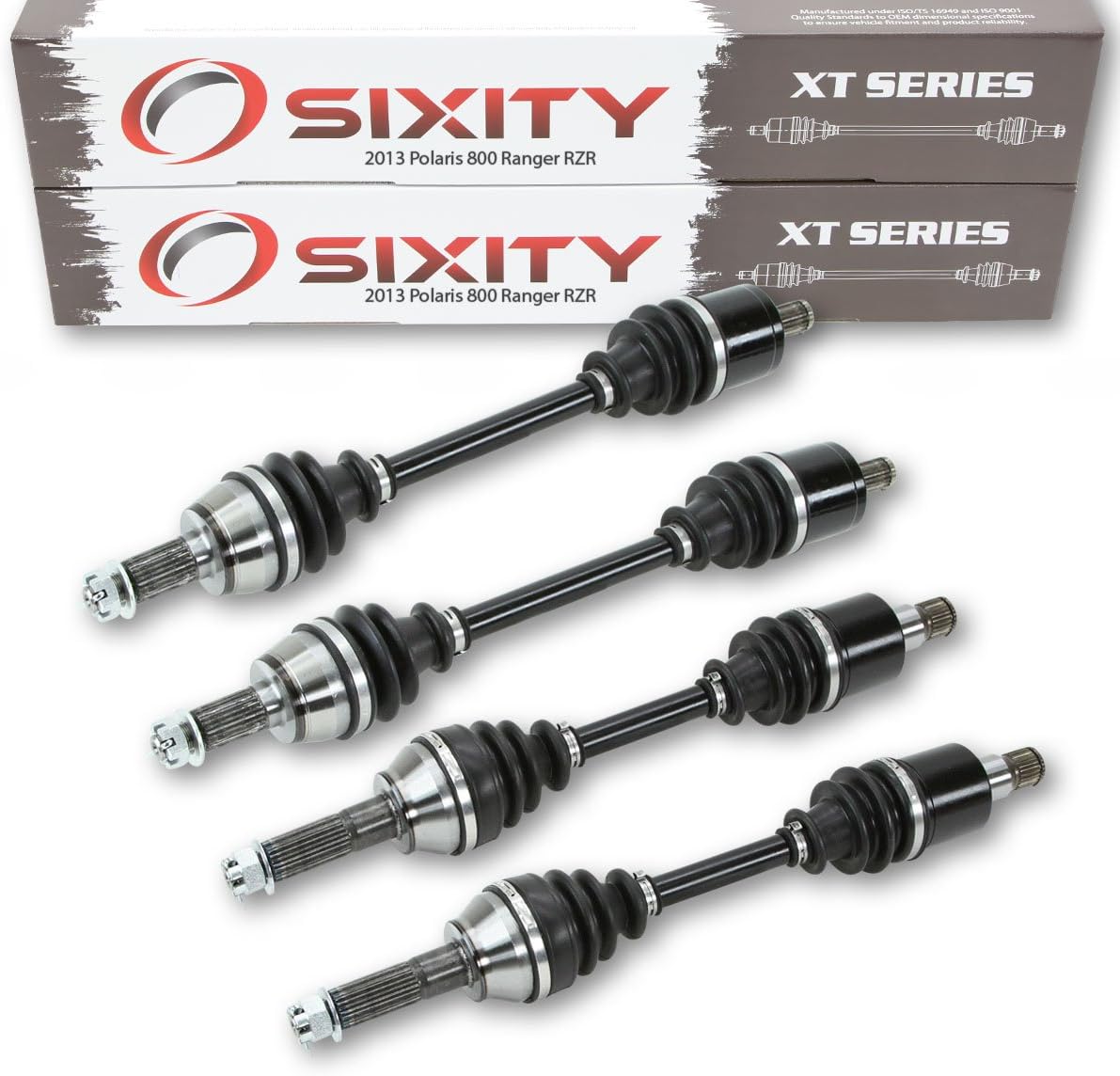 Front Rear Left Right Axles for Polaris 800 Ranger RZR 4X4 K687