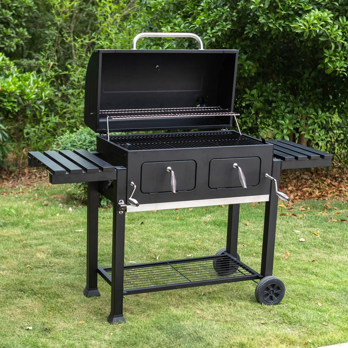 Charcoal Grill Portable BBQ Grill Black Q678