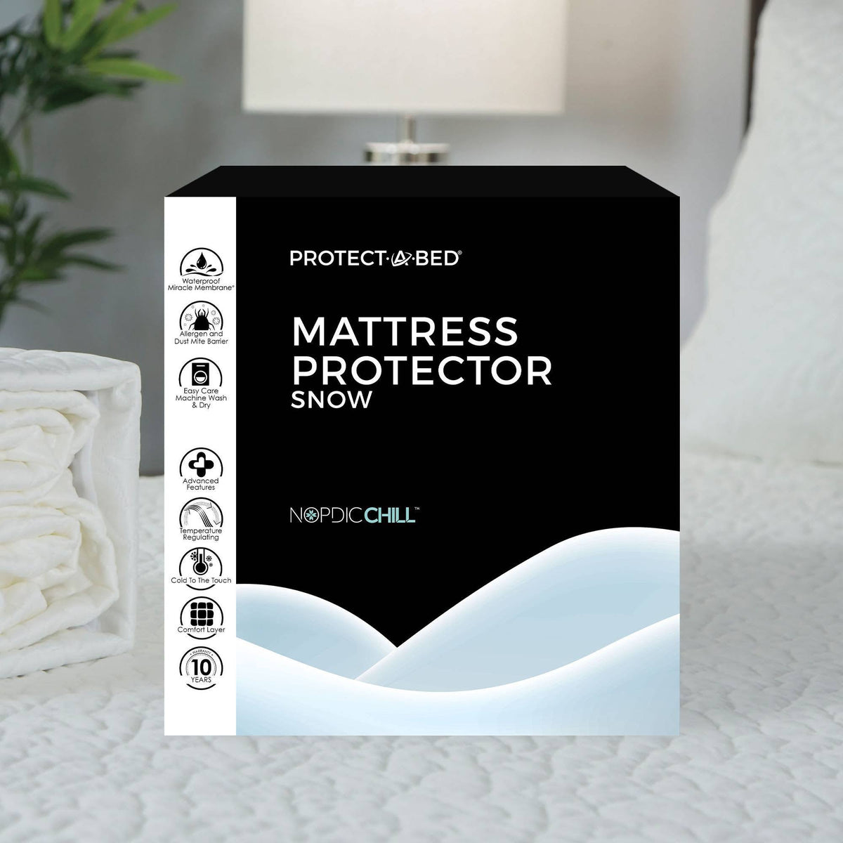 California King Snow Mattress Protector O5888