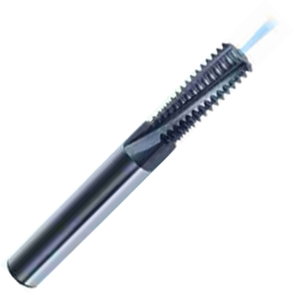 M16 x 2.00 Carbide Thread Mill, 4 Flutes, TiCN Coated, Coolant Through S18717