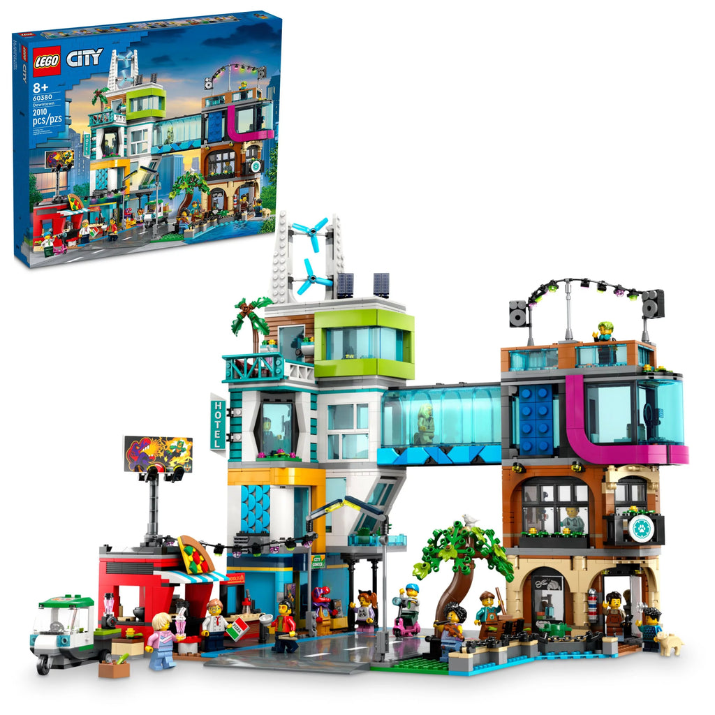 LEGO City Building Toy Set with 14 Minifigure Characters and Dog Figure K338813