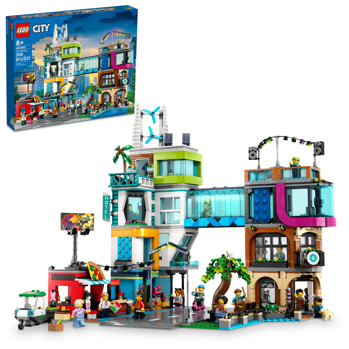 LEGO City Building Toy Set with 14 Minifigure Characters and Dog Figure K338813