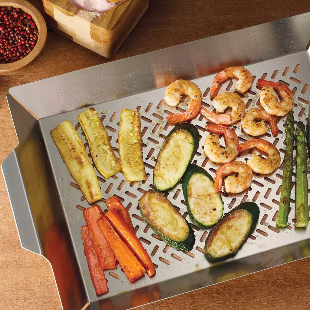 2-Piece Outdoor Roasting Grill Pan Set R2735