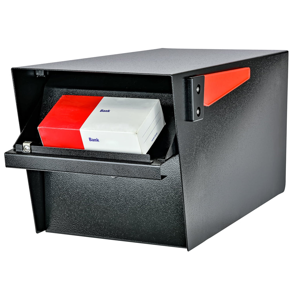 Black Locking Security Mailbox R649538