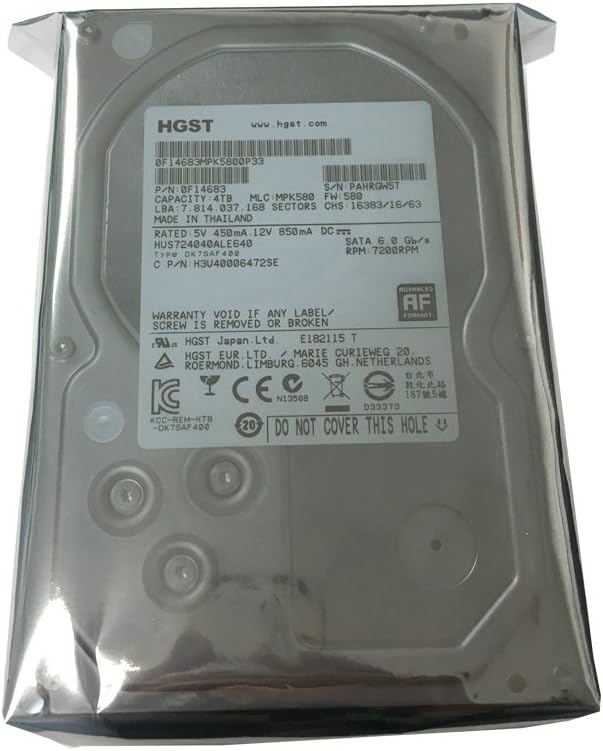 4TB 7200 RPM 64MB Cache SATA 6.0Gb/s 3.5 Internal Hard Drive H5236