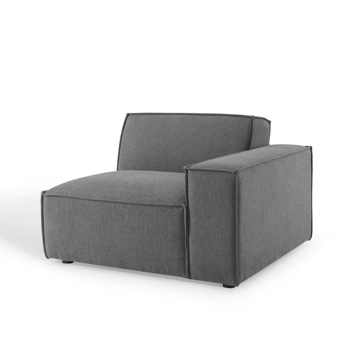 Charcoal Grey Fabric Modular Sofa U551167