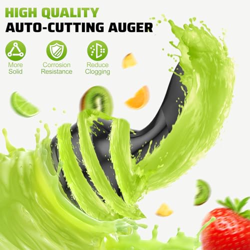 Cold Press Juicer 5.8" Wide Feed Chute 400W Slow Masticating Juicer W715