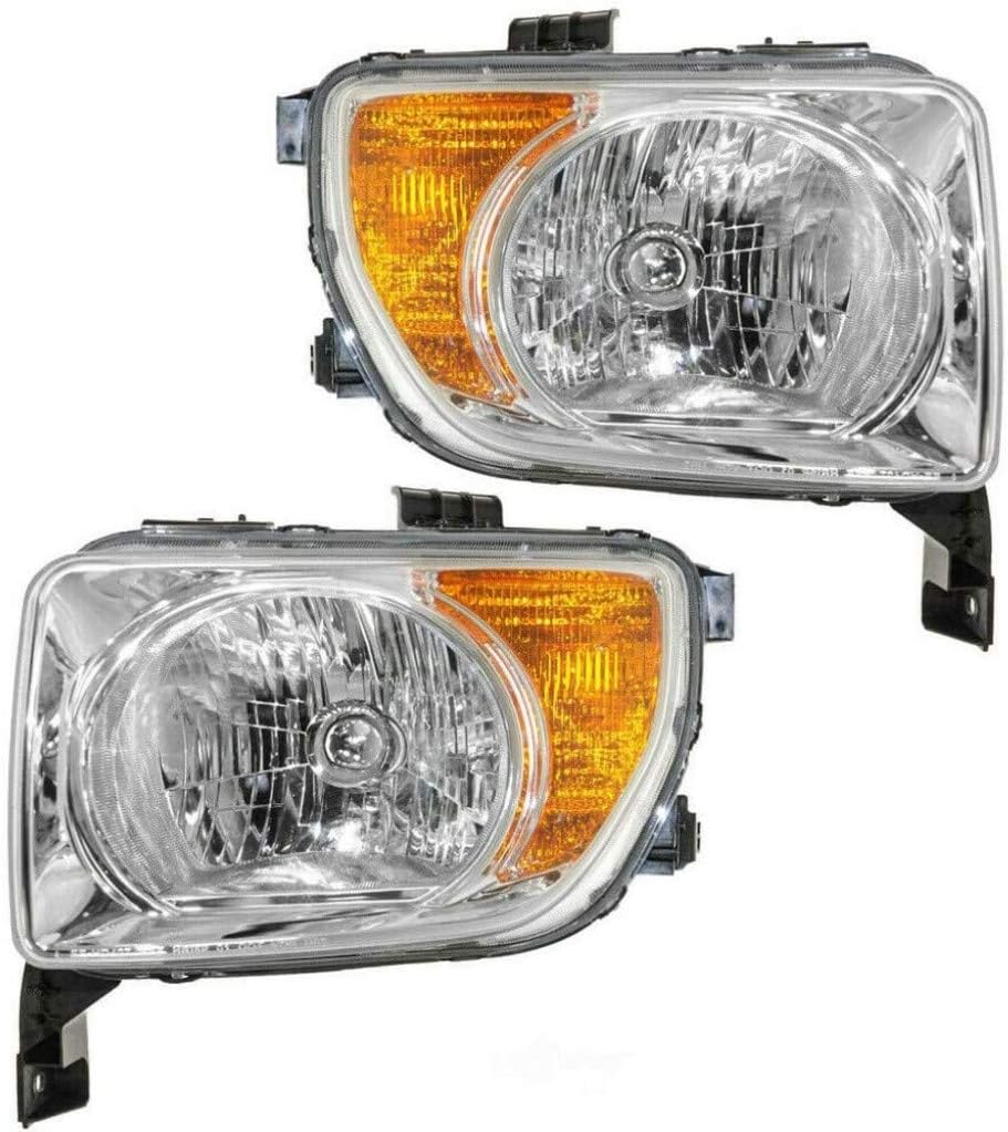 Headlight Assembly Pair for Honda Element 2003 2004 2005 2006 K6719