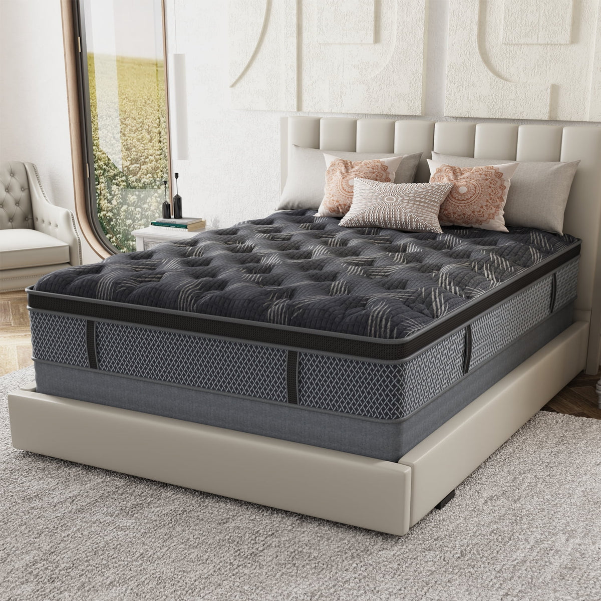 10 Full Hybrid Memory Foam Pocket Spring Mattress I193235
