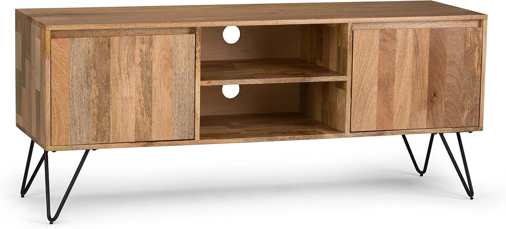 60 inch Solid Wood TV Media Stand in Grey Z226