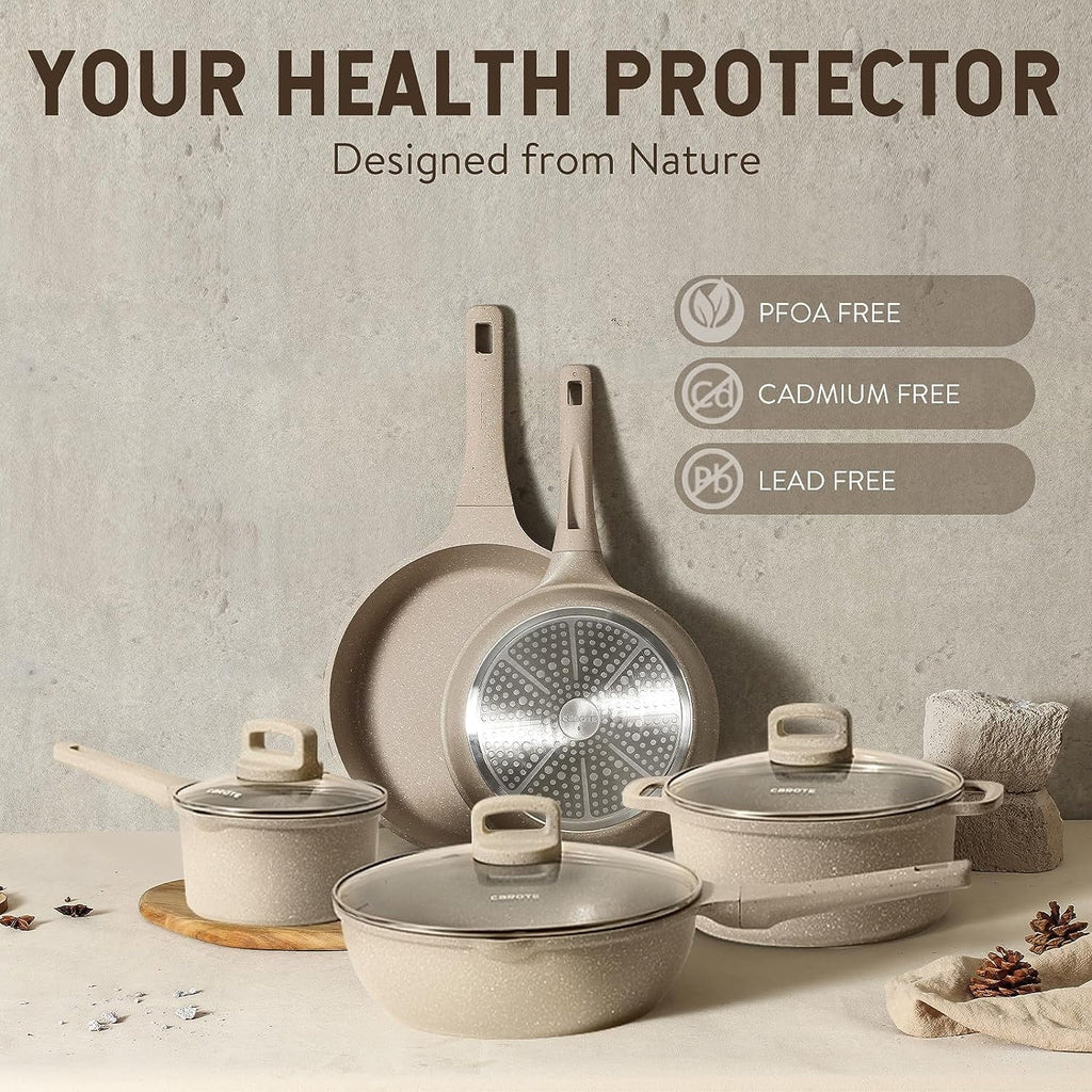 13 Pcs Nonstick Induction Cookware Set D8404