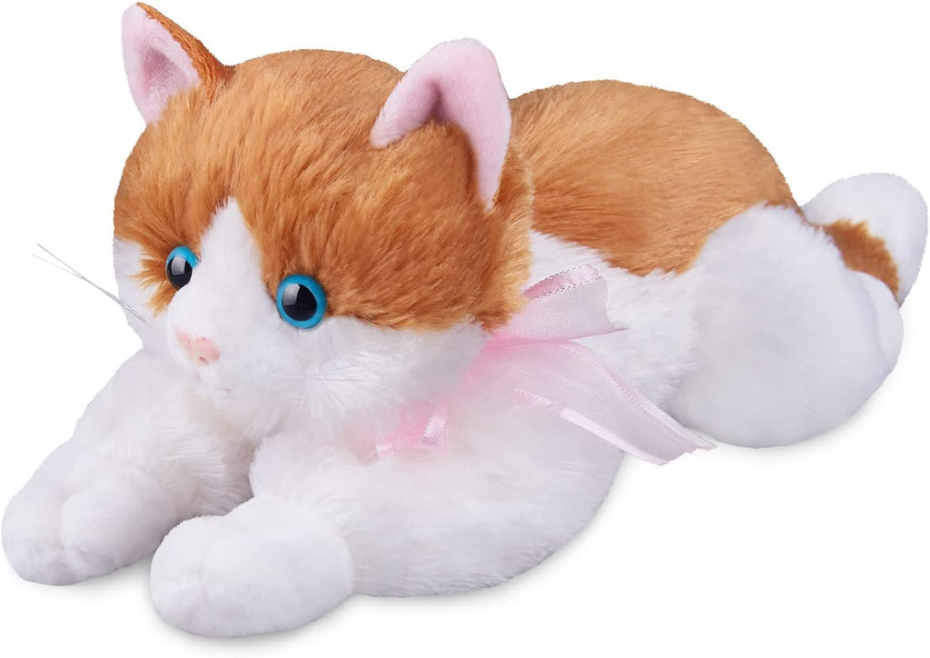Yellow Stuffed Animal Cat Plush Toy R89512