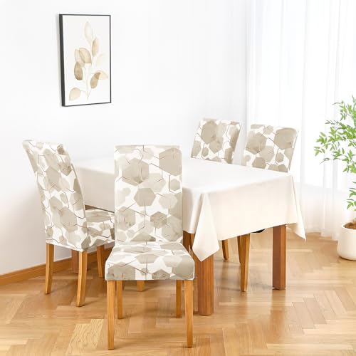 Royal Blue Set of 6 Stretch Dining Chair Covers W441