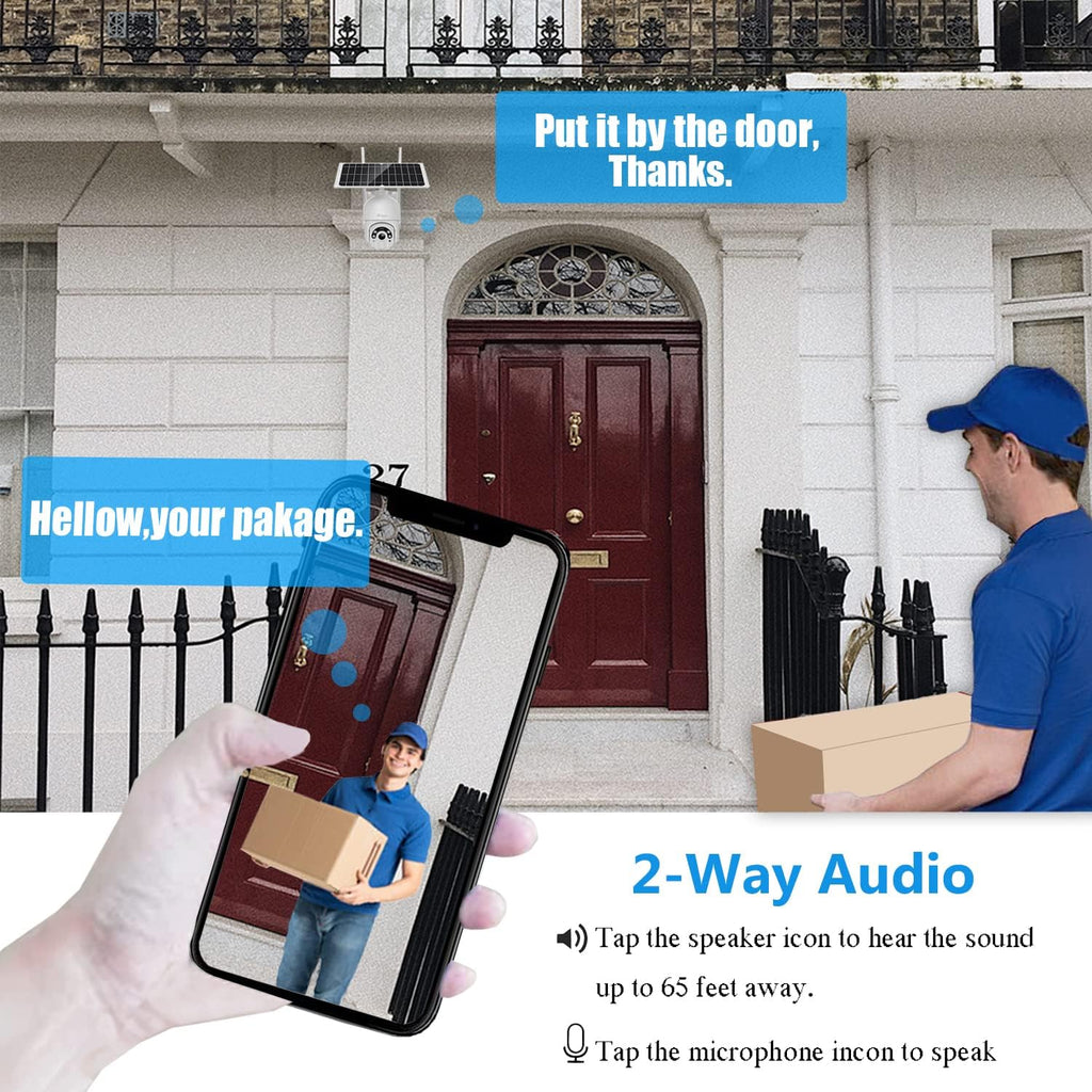 Wireless Outdoor Security Cameras with Color Night Vision Z26136