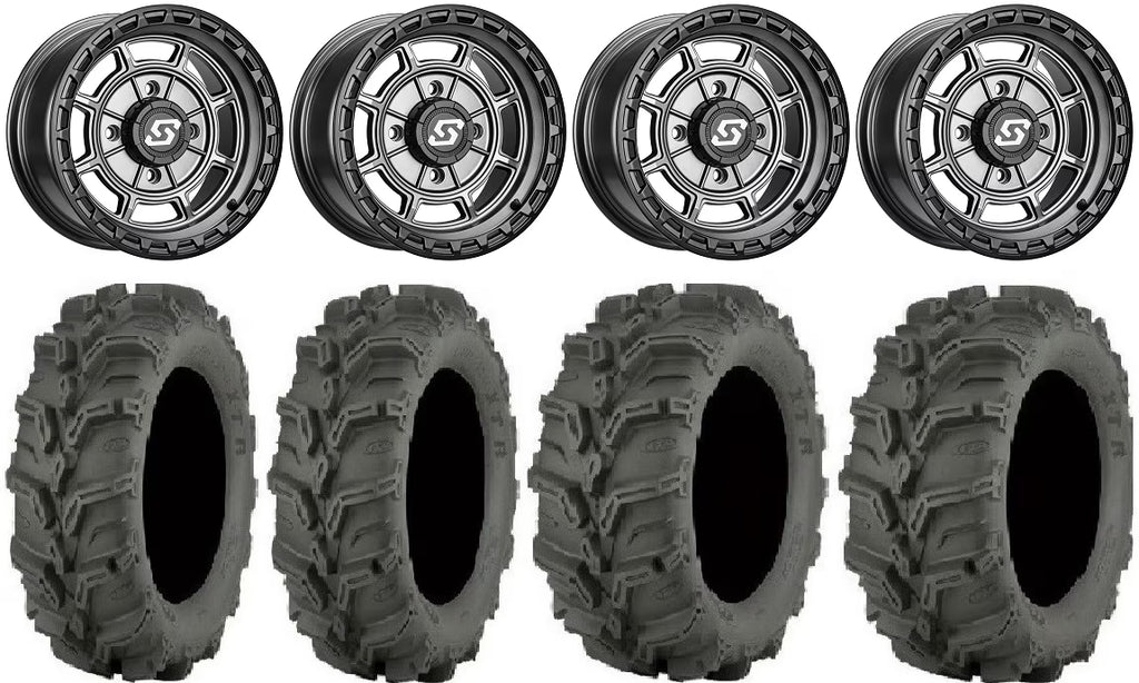 14" Wheels Grey 27" Mud Lite XTR Tires C4298
