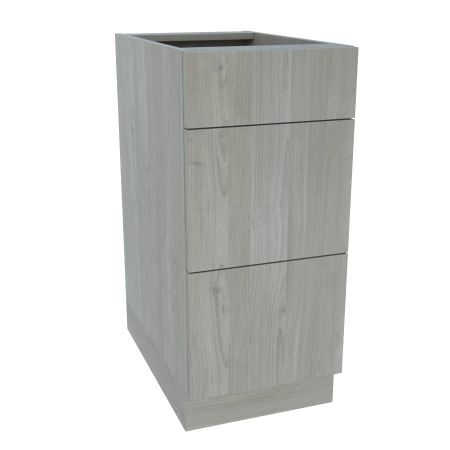 Grey Nordic 12x22 x 34.5x22 x 24x22 Drawer Base Cabinet T598363