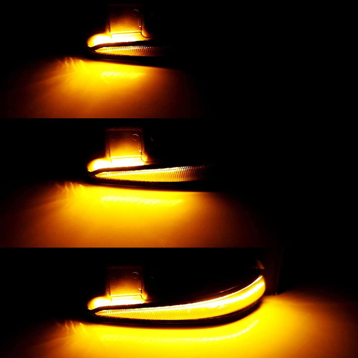 Smoke Lens LED Side Mirrors with Dynamic Turn Signal Lights Q899