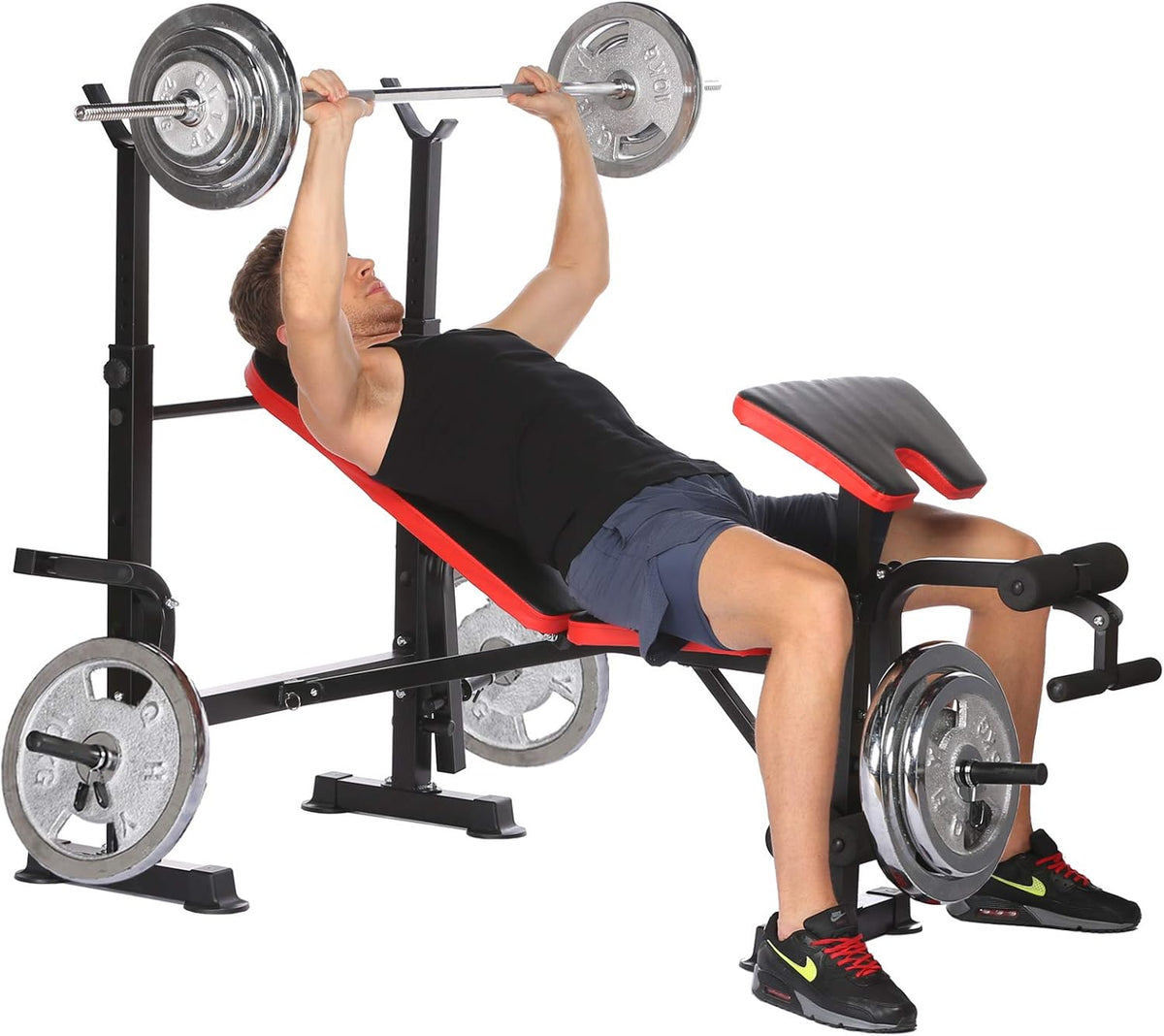 Adjustable Olympic Weight Bench B6432