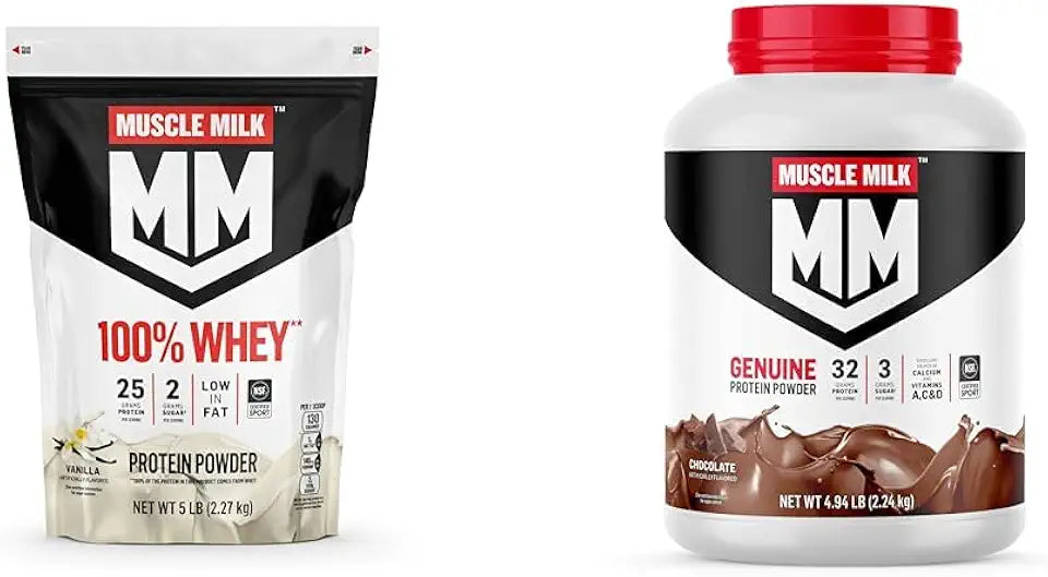 Whey Protein Powder Vanilla Chocolate 25g 32g Protein I714