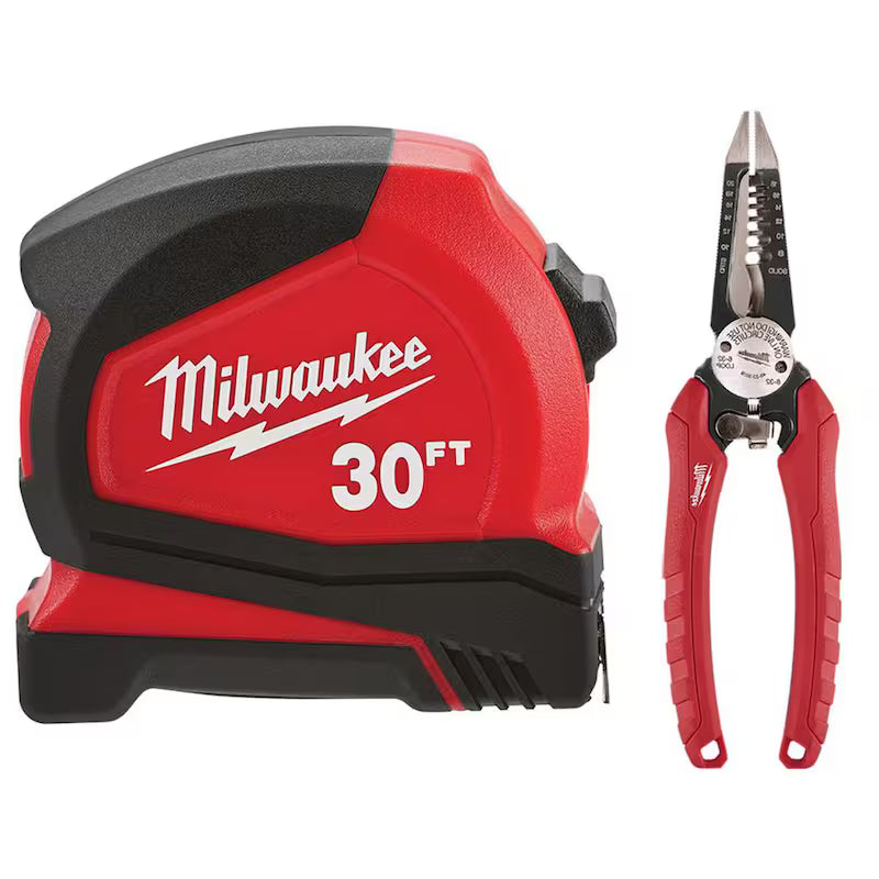Compact Tape Measure with Pliers W332
