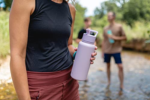 32oz Insulated Stainless Steel Water Bottle with Straw and Chug Lid K9162