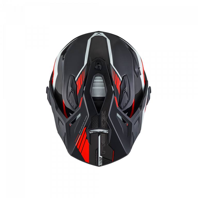 Black-Red-Blue Helmet Size 2XL C765