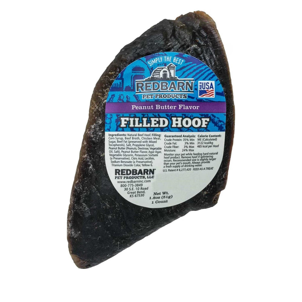 Peanut Butter Filled Hoof Dog Treat P65101
