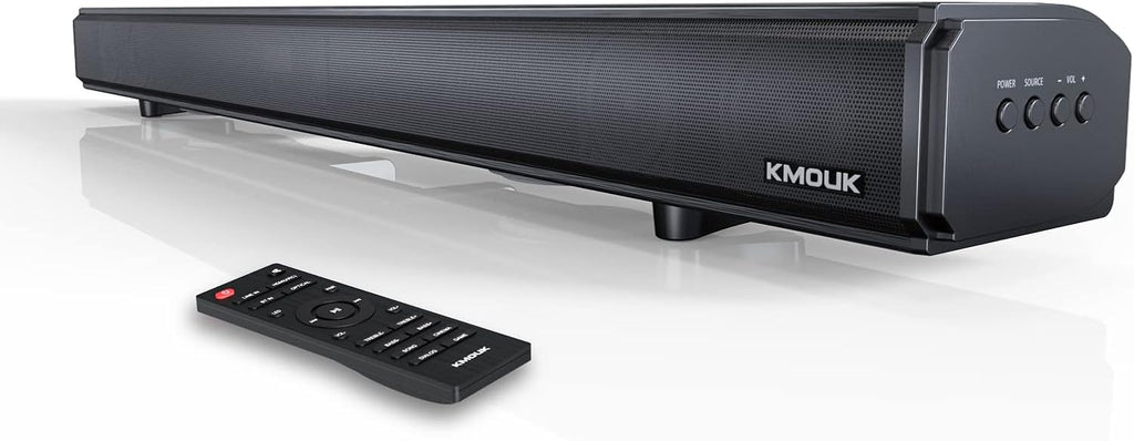Soundbar with Built-in Dual Subwoofers, 6 Speakers, Bluetooth 5.0, HDMI ARC/Optical/AUX, 100W 2.1 G34142