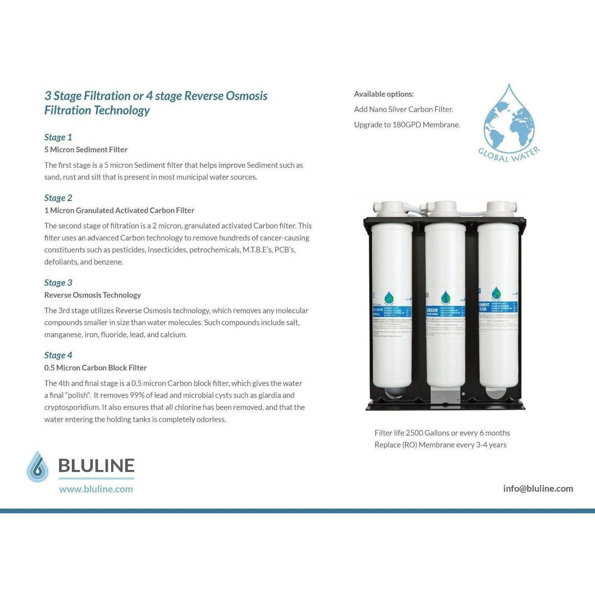 Silver Stainless Steel Bottleless Water Cooler H3107