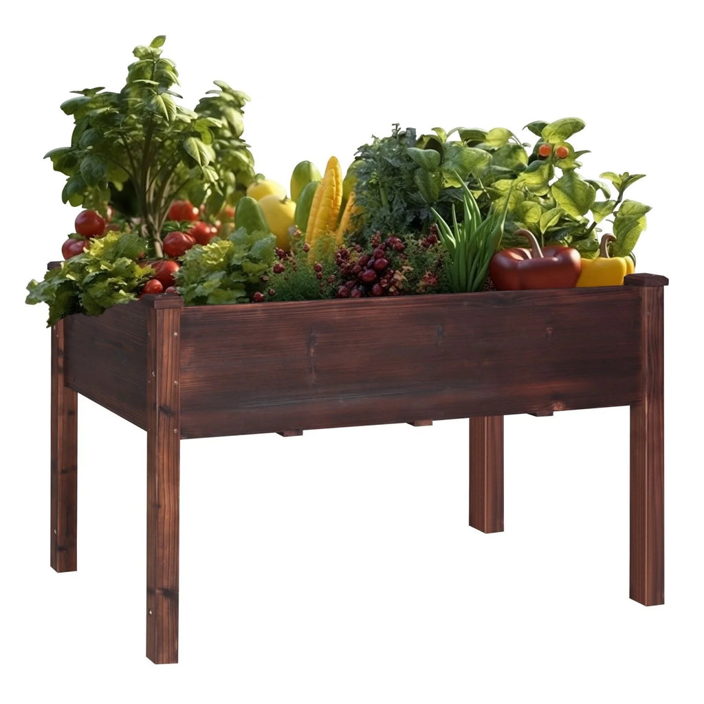 Raised Garden Bed Elevated Planter Box with Drainage Holes P683442