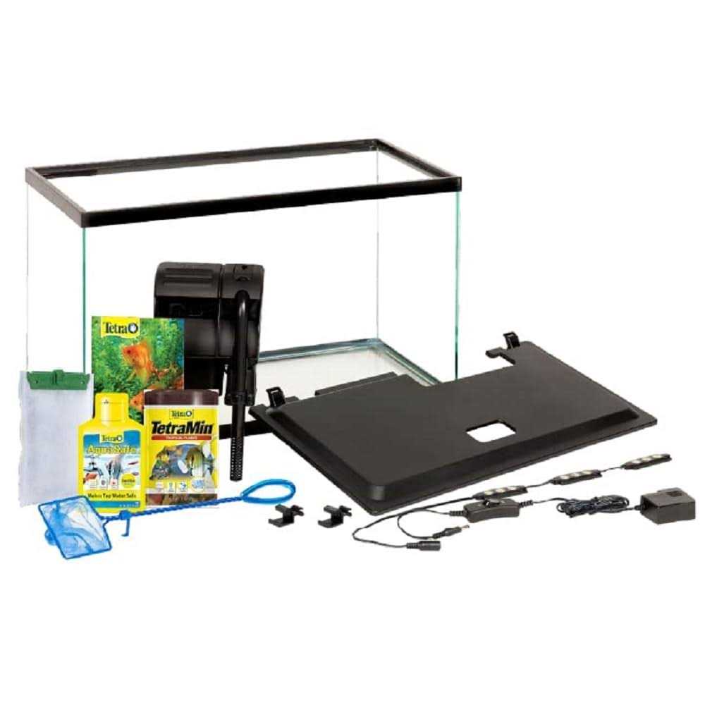 10 Gallon Glass LED Aquarium Kit N690370