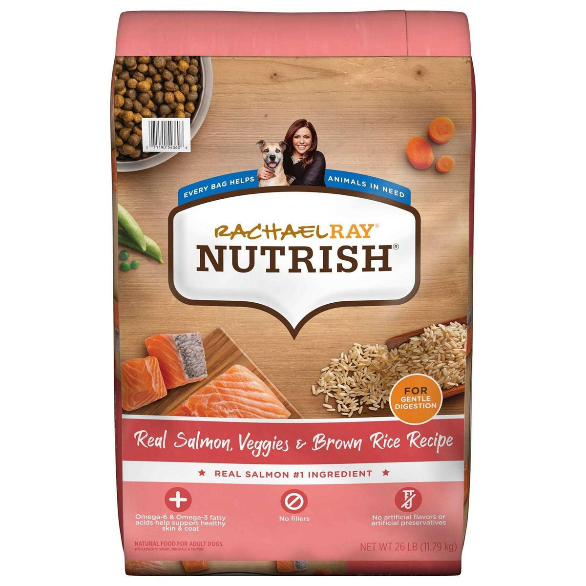Salmon Veggies & Brown Recipe Dry Dog Food S49286