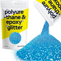 Fluorescent Blue Extra Chunky Metallic Crystal Flake Glitter 100g V875994
