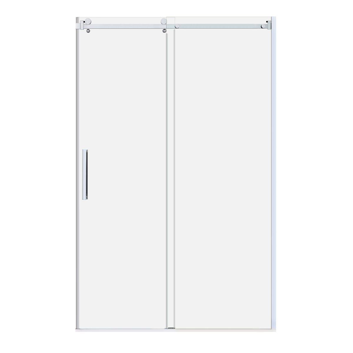 Semi-Frameless Sliding Shower Doors Chrome E859847