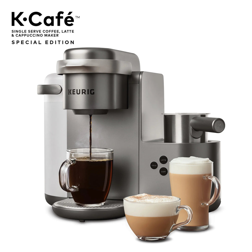 Single Serve K-Cup Pod Coffee, Latte and Cappuccino Maker, Nickel B880