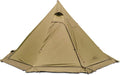 3 Person Lightweight Tipi Hot Tent with Fire Retardant Flue Pipes Window O185374