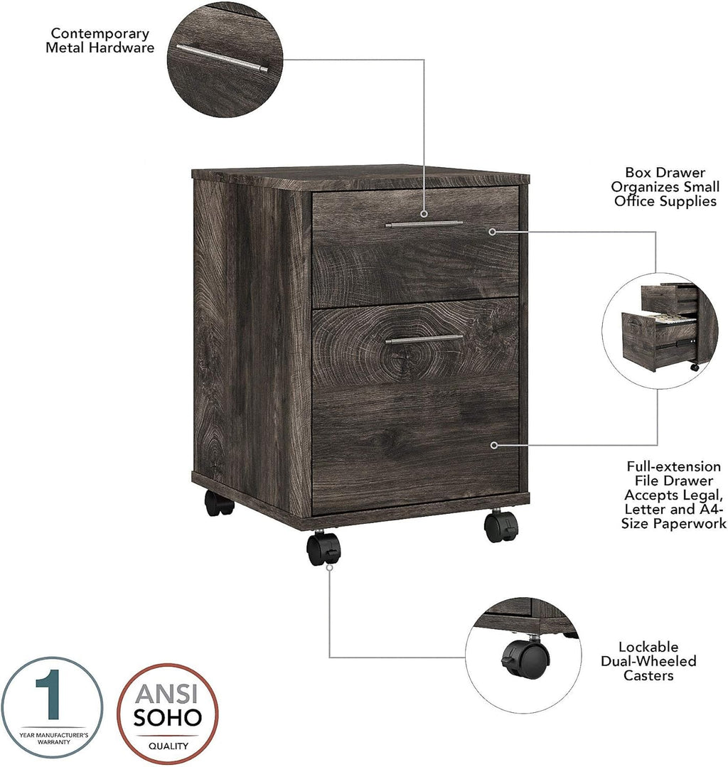 2 Drawer Mobile File Cabinet C67540