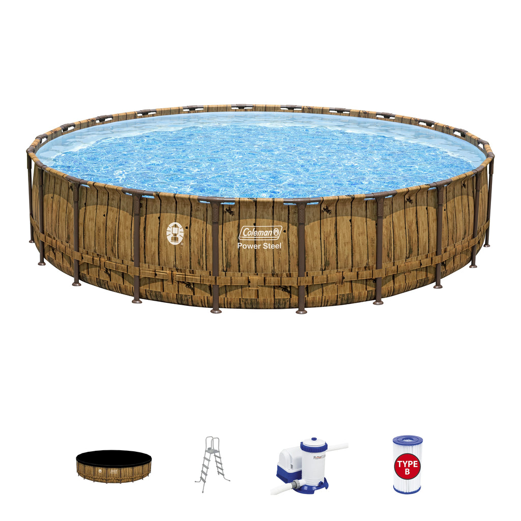 Round Metal Frame Above Ground Pool Set Q62979