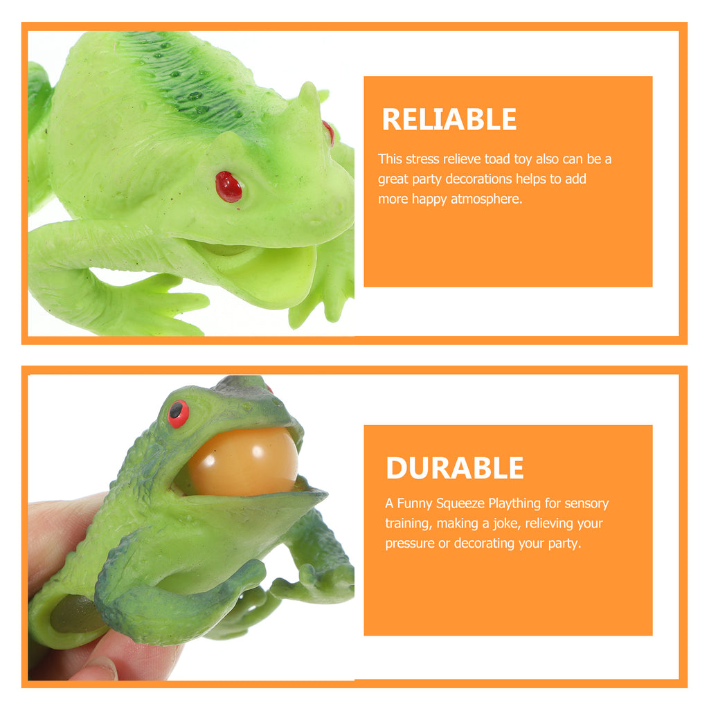 Squeeze Toad Toys Stress Relief Sensory Toys V946551