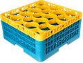 20 Compartments Dishwasher Glass Rack with 3 Color Coded Extenders F18240